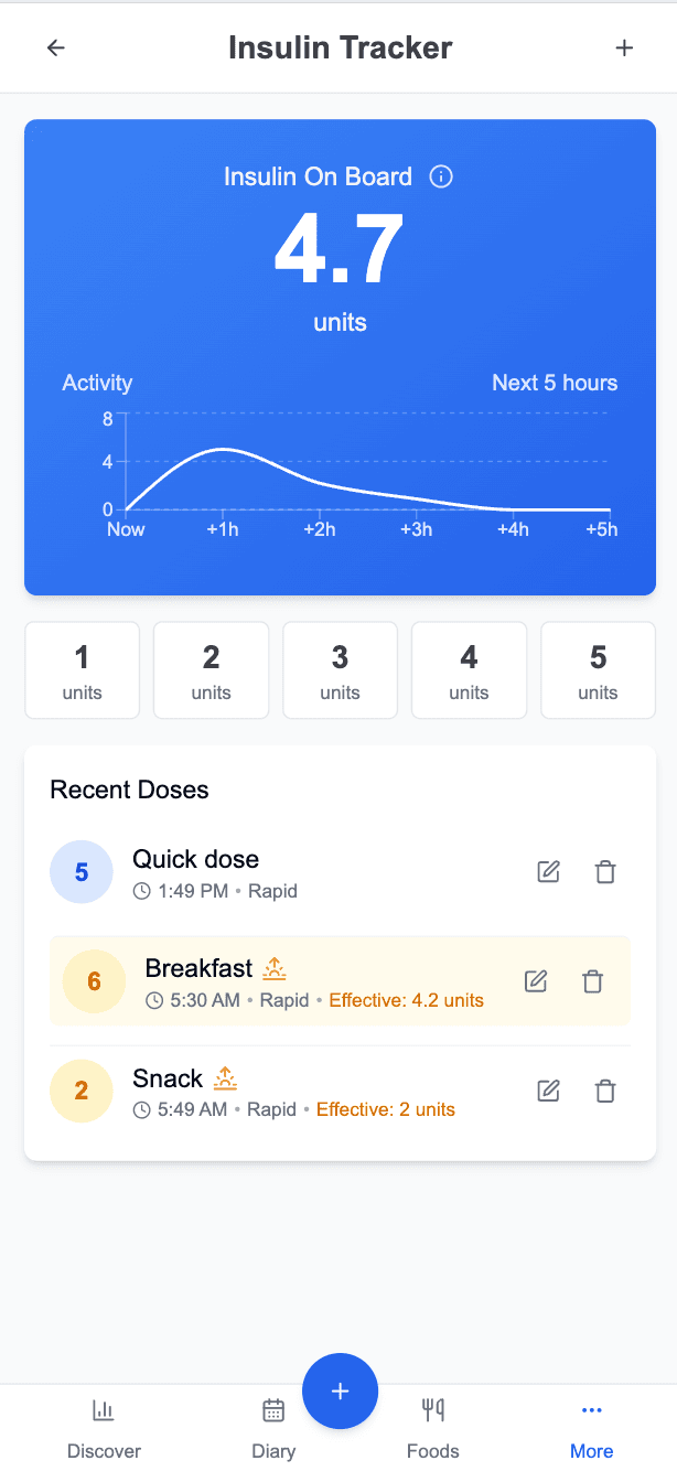 GlucoTrack App Screenshot
